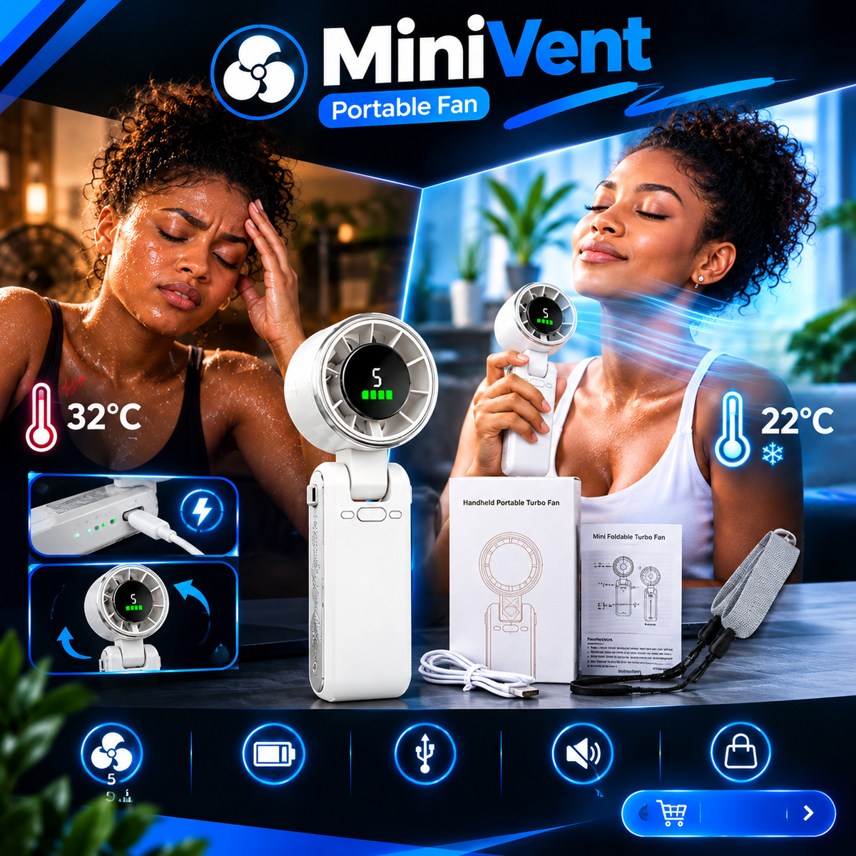 Ta climatisation de poche, partout où tu vas